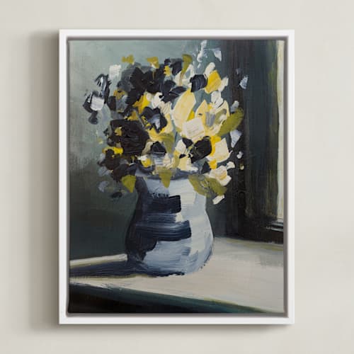 This is a dandelion art with standard by Jen Florentine called a floral mood