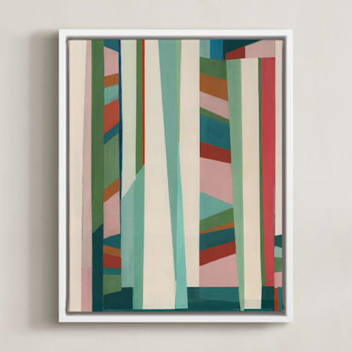 This is a succulent green art with standard by Pippin Schupbach called scaffolding