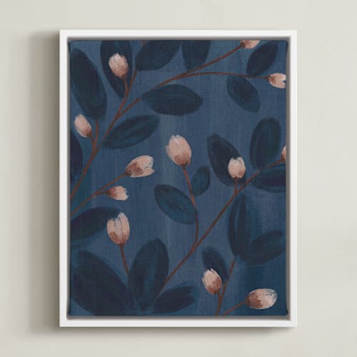 This is a pale pink art with standard by Angel Walker called moody florals i