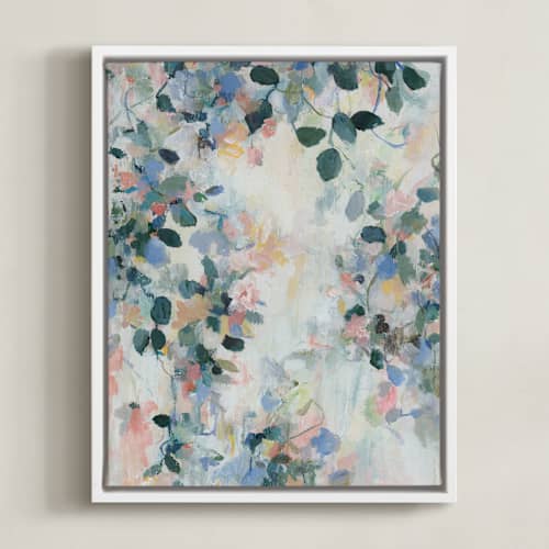 This is a fresh blue art with standard by Sonal Nathwani called morning light ii