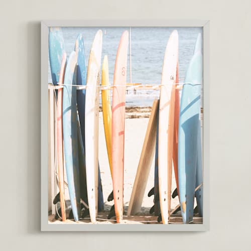 This is a surfjack art with standard by Summer Strauch called if you wanna go + take a ride with me
