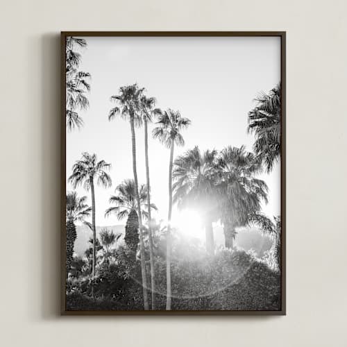 This is a flare art with standard by Jamie Lollback called sunflare palms