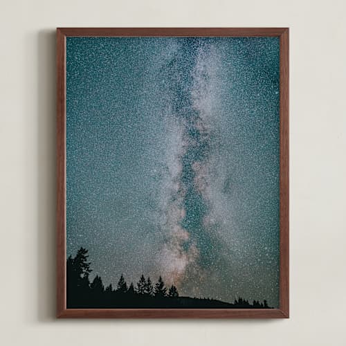 This is a night sky art with standard by Rob Wilson called light in the darkness