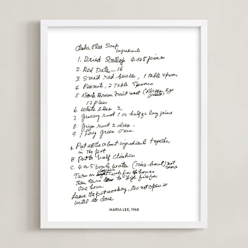 This is a black photos to art with standard by Minted called your text: custom print