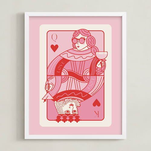 This is a bubblegum photos to art with standard by Jenna Holcomb called the king and queen: custom print
