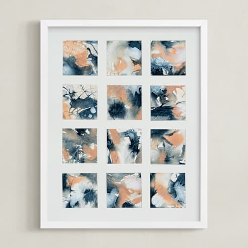 This is a indigo art with standard by LeAnne Roberts called sunsets