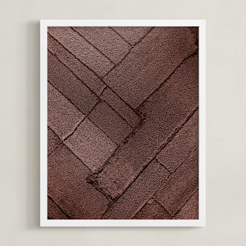 This is a brick art with standard by Alaric Yanos called above the paddy