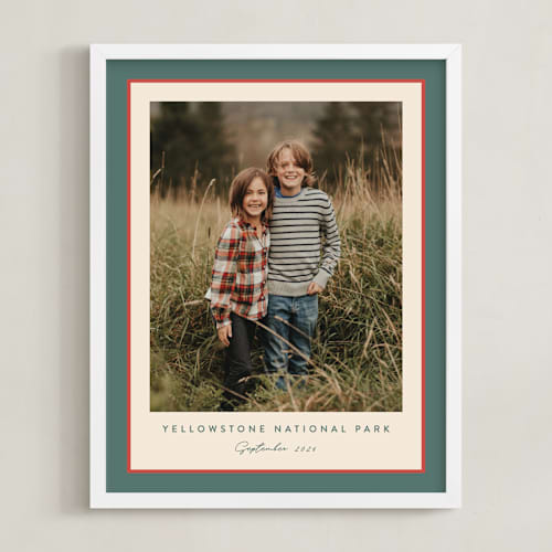 This is a sprig photo art with standard by Carolyn MacLaren called ribbon frame: portrait framed photo