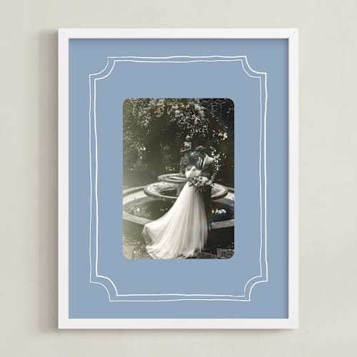 This is a lake photo art with standard by Kelly Watkins called vintage frame: portrait