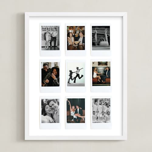 This is a cloud photo art with standard by Olivia Kanaley Inman called nine photo: portrait framed photo