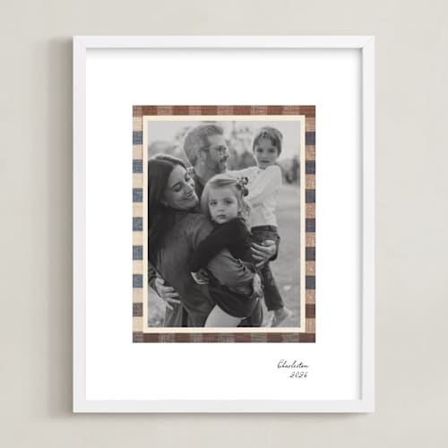 This is a sand photo art with standard by Creo Study called textile checks frame: portrait