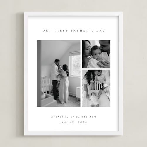 This is a snow photo art with standard by Emily Sabol Goss called family gallery: portrait framed photo