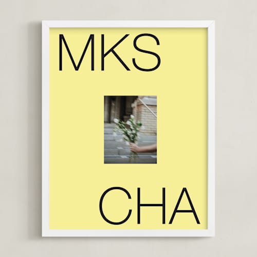 This is a sunshine photo art with standard by Minted called contemporary color: framed photo