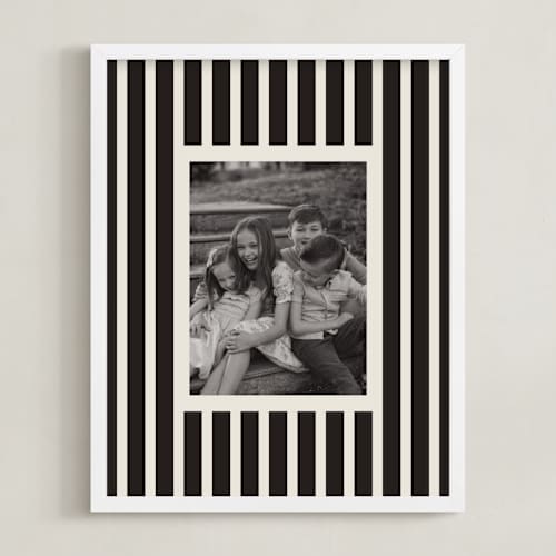 This is a charcoala photo art with standard by Kercia Jane called classically striped: portrait