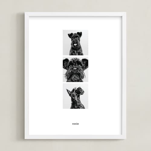 This is a cloud photo art with standard by JoAnn Jinks called triptych