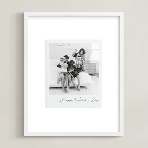 This is a noir photo art with standard by Minted called framed photo: classic snap