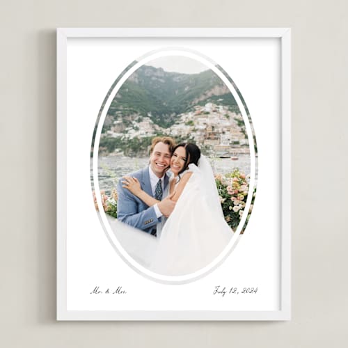 This is a charcoal photo art with standard by Snow and Ivy called artifact: oval framed photo