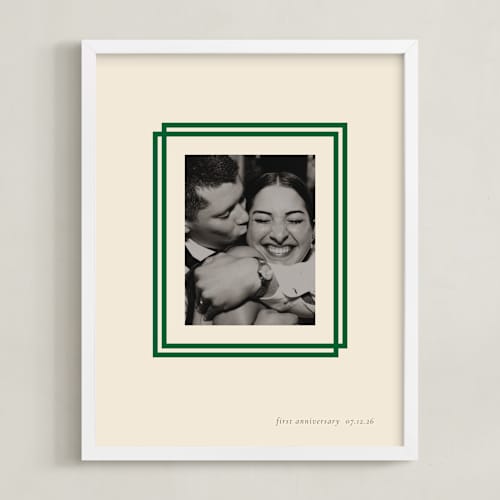 This is a emerald photo art with standard by letterfix called double border: portrait