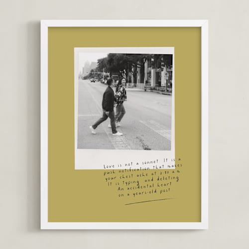 This is a vintage gold photo art with standard by Maja Cunningham called modern love: portrait