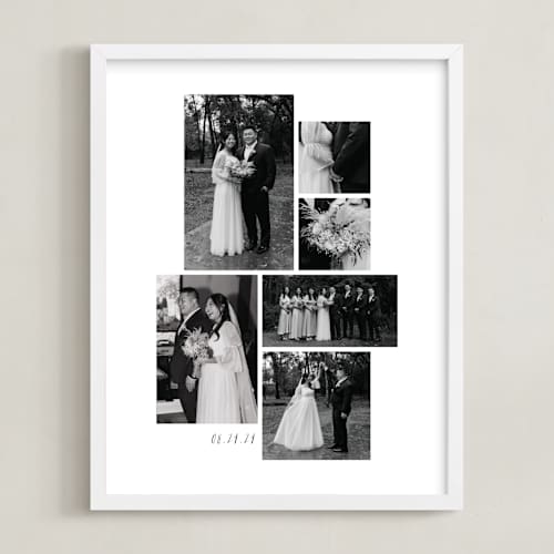 This is a diamond photo art with standard by Hooray Creative called six photo: portrait framed photo