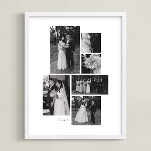 This is a diamond photo art with standard by Hooray Creative called six photo: portrait framed photo