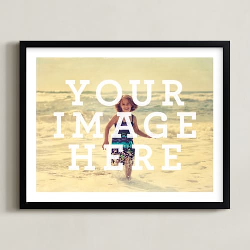 This is a white photo art with standard by Minted called the big picture