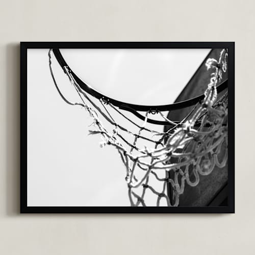 This is a analog art with standard by Jennifer Mckinnon Richman called hoop dreamin'