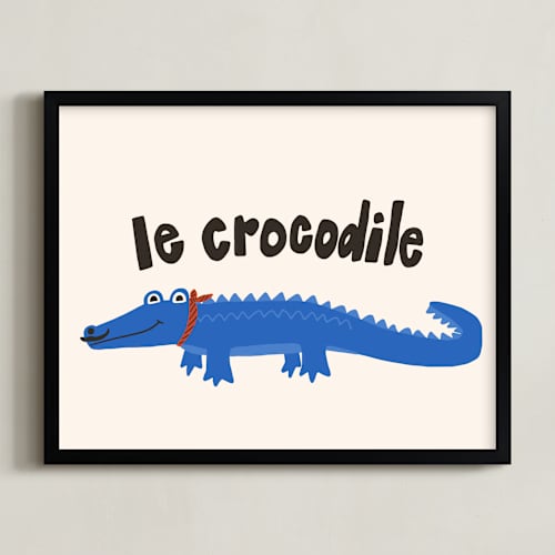 This is a cobalt art with standard by Morgan Kendall called french crocodile