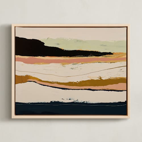 This is a black art with standard by Caryn Owen called bike path