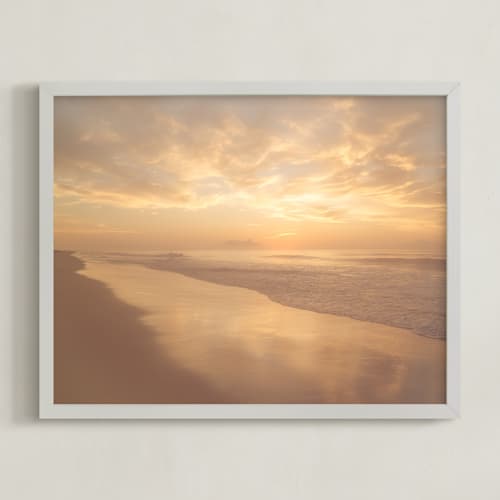 This is a apricot art with standard by Courtney Crane called before sunrise