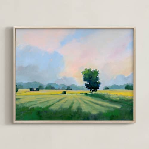 This is a summer sky art with standard by Stephanie Goos Johnson called far fields