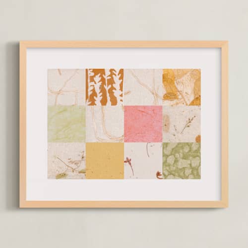 This is a bouquet art with standard by Kamala Nahas called patchwork