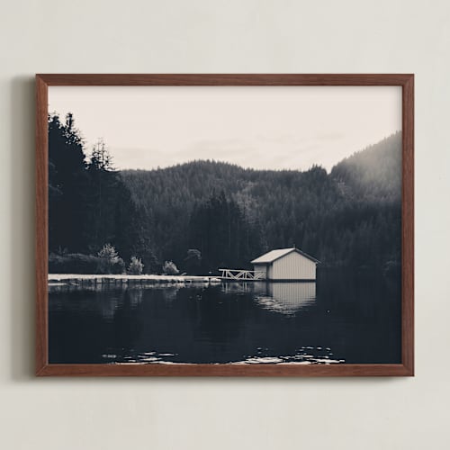 This is a deep water art with standard by Sherley Ferreira called lakeside view