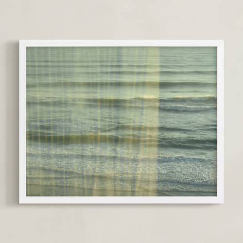 This is a seafoam art with standard by Charlotte Mello Stevenson called sunday morning memories