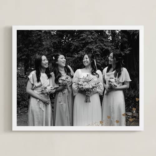 This is a gold foil stamped photo art with foil pressed by Ashlee Townsend called hearts: landscape foil framed photo