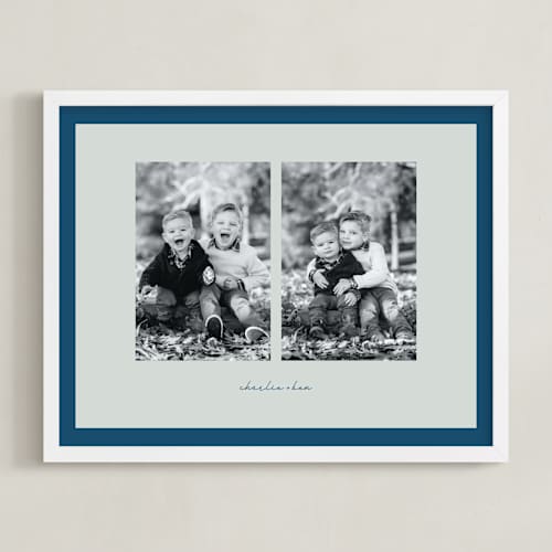 This is a winter berry photo art with standard by Blustery August called stacked two photo: landscape framed photo