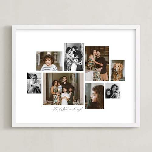 This is a snow photo art with standard by Stacy Maalouf called modern photo collage