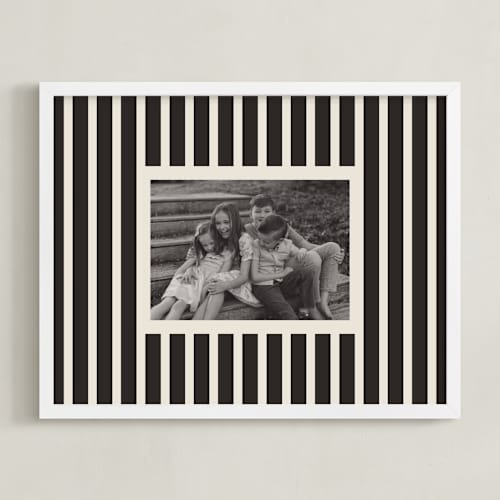 This is a charcoal photo art with standard by Kercia Jane called classically striped: landscape