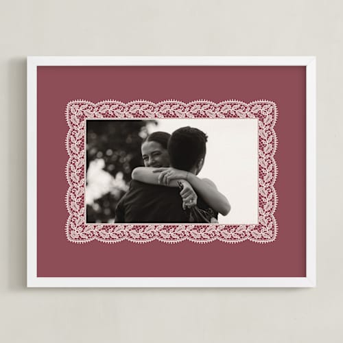 This is a dusty rose photo art with standard by Erica Krystek called chantilly: landscape