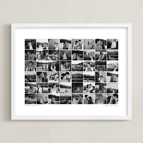 This is a white photo art with standard by Minted called 48 photo: landscape framed photo