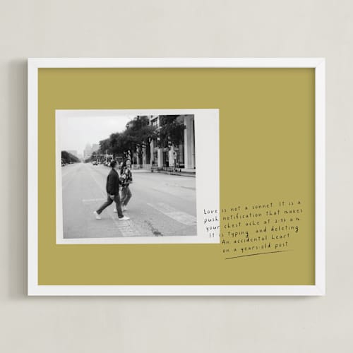 This is a vintage gold photo art with standard by Maja Cunningham called modern love: landscape
