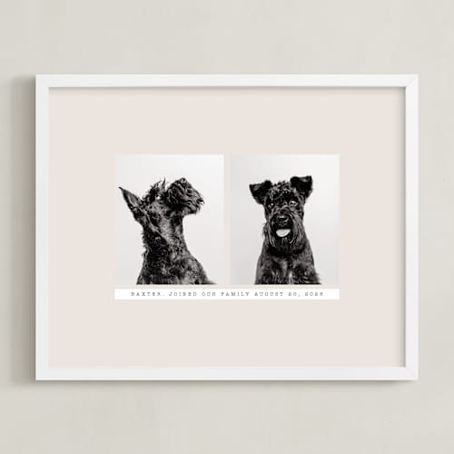 This is a beige photo art with standard by Becky Nimoy called portrait pair