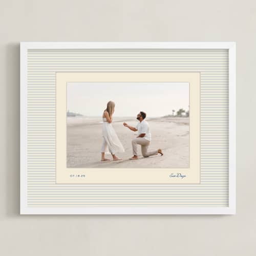 This is a azure photo art with standard by Creo Study called luxe stripes: landscape