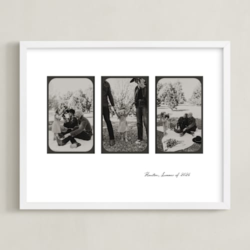 This is a noir photo art with standard by Creo Study called minimalist vintage frames