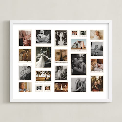 This is a white photo art with standard by Kamala Nahas called ephemera double deuces