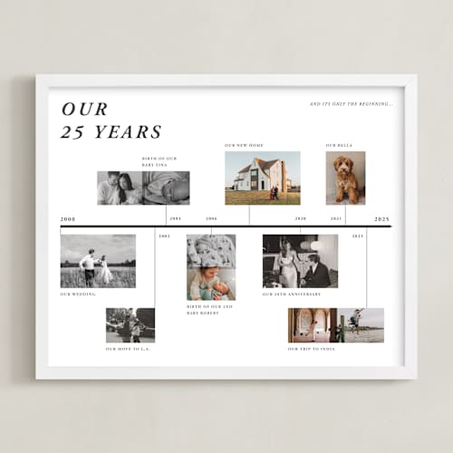 This is a cloud photo art with standard by Sumak Studio called our timeline