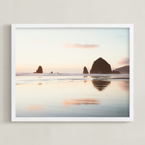 This is a color art with standard by Kamala Nahas called cannon beach no. 1
