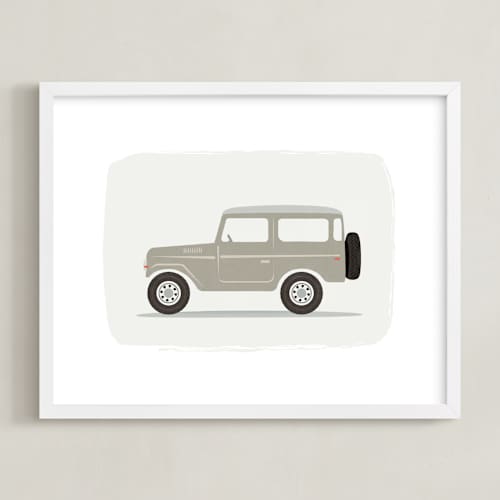 This is a putty art with standard by Karidy Walker called vintage land cruiser