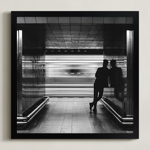 This is a black and white art with standard by Mark Kirby called patience