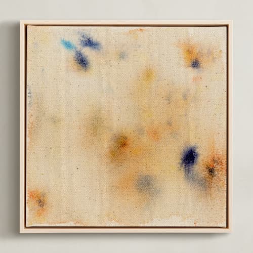 This is a sunrise sky orange art with standard by Christina Flowers called abstract sunrise 1